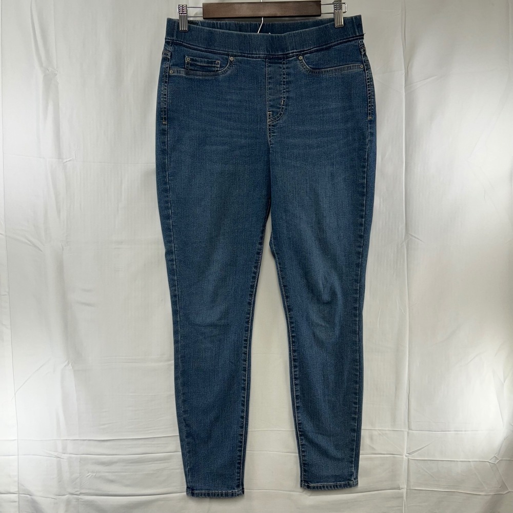 Signature by Levi Strauss Skinny Jeans Womens 8M Blue Pull On Shaping Denim